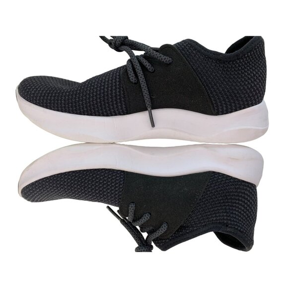Vessi Everyday Womens Sneakers Size 7 Black  White Knit Lightweight Waterproof - Picture 7 of 9
